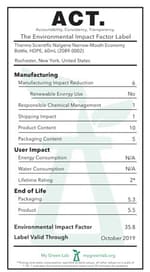 Nalgene™ Narrow-Mouth HDPE Economy Bottle